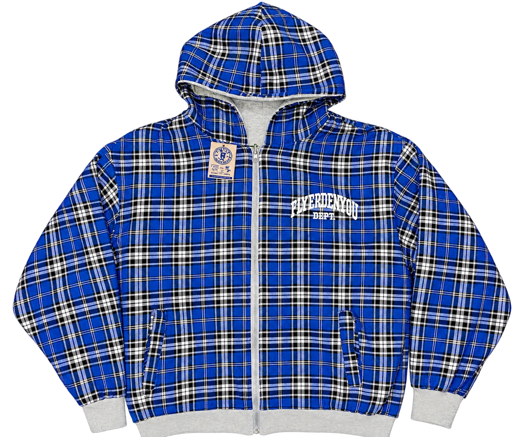 Plaid flyer hoodie