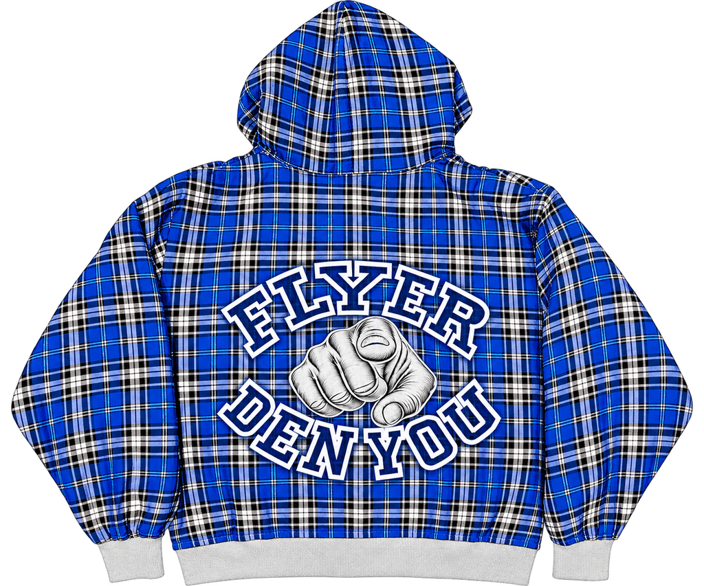 Plaid flyer hoodie