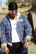 Plaid flyer hoodie