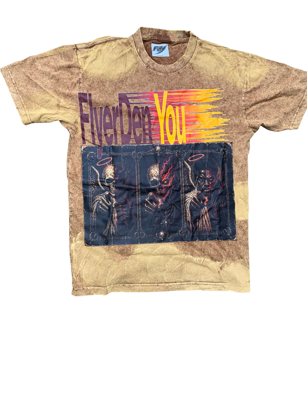 Split evil tee