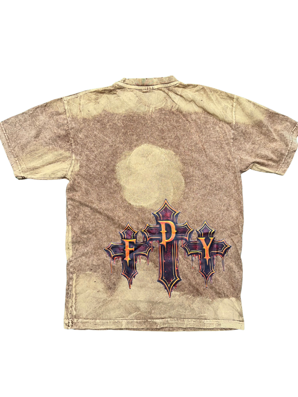 Split evil tee